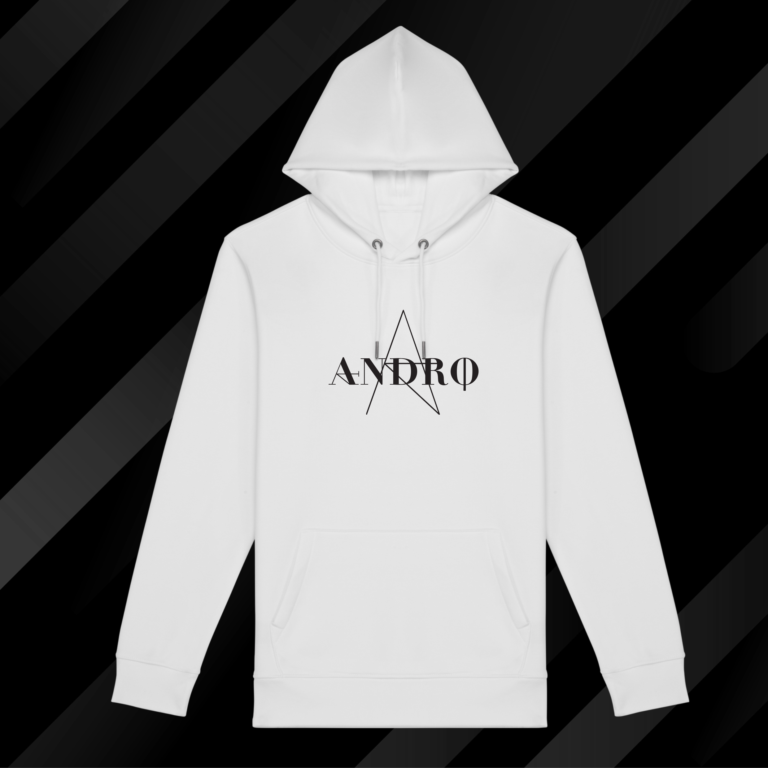 ANDRO - White Hoodie - Andro