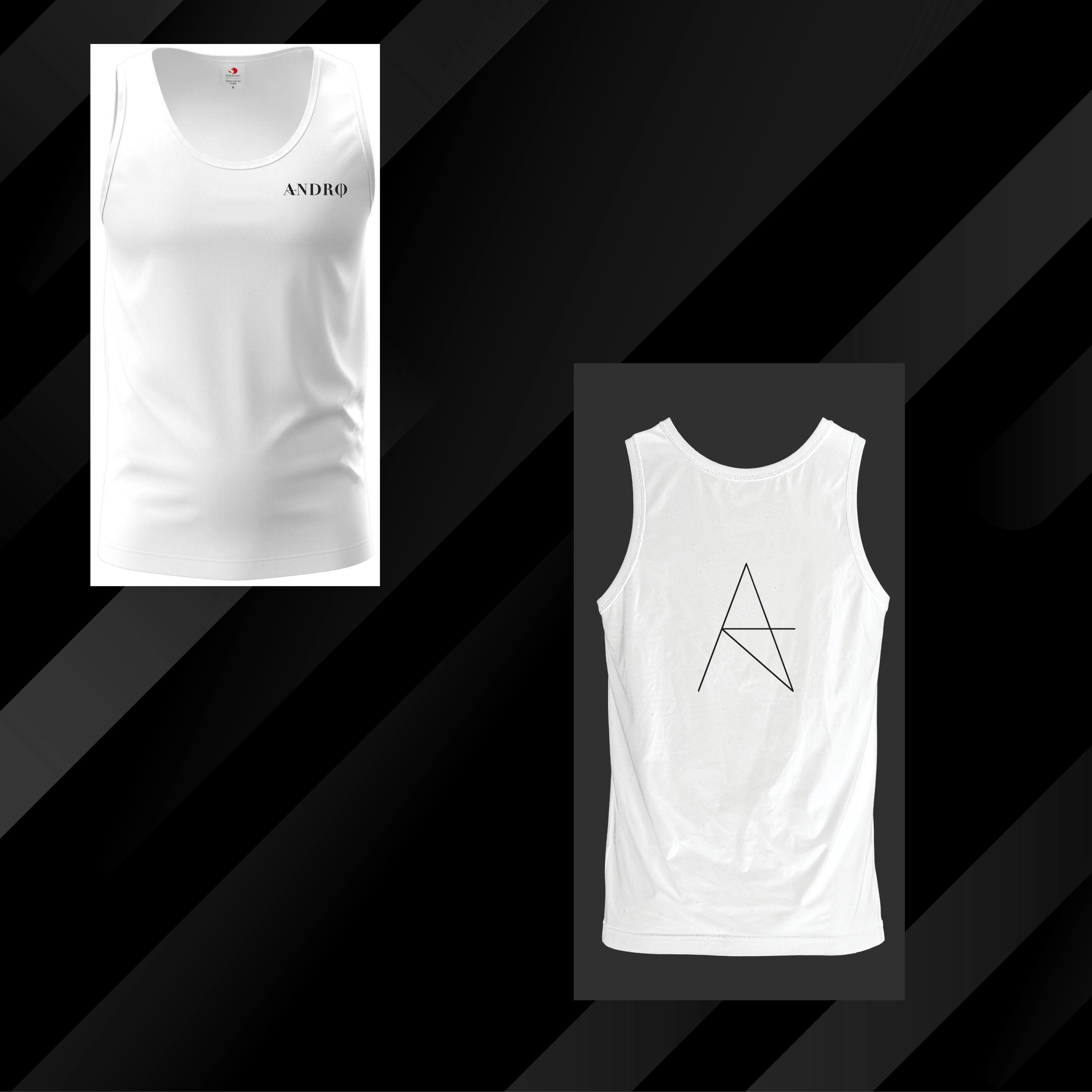 ANDRO - White Tanktop