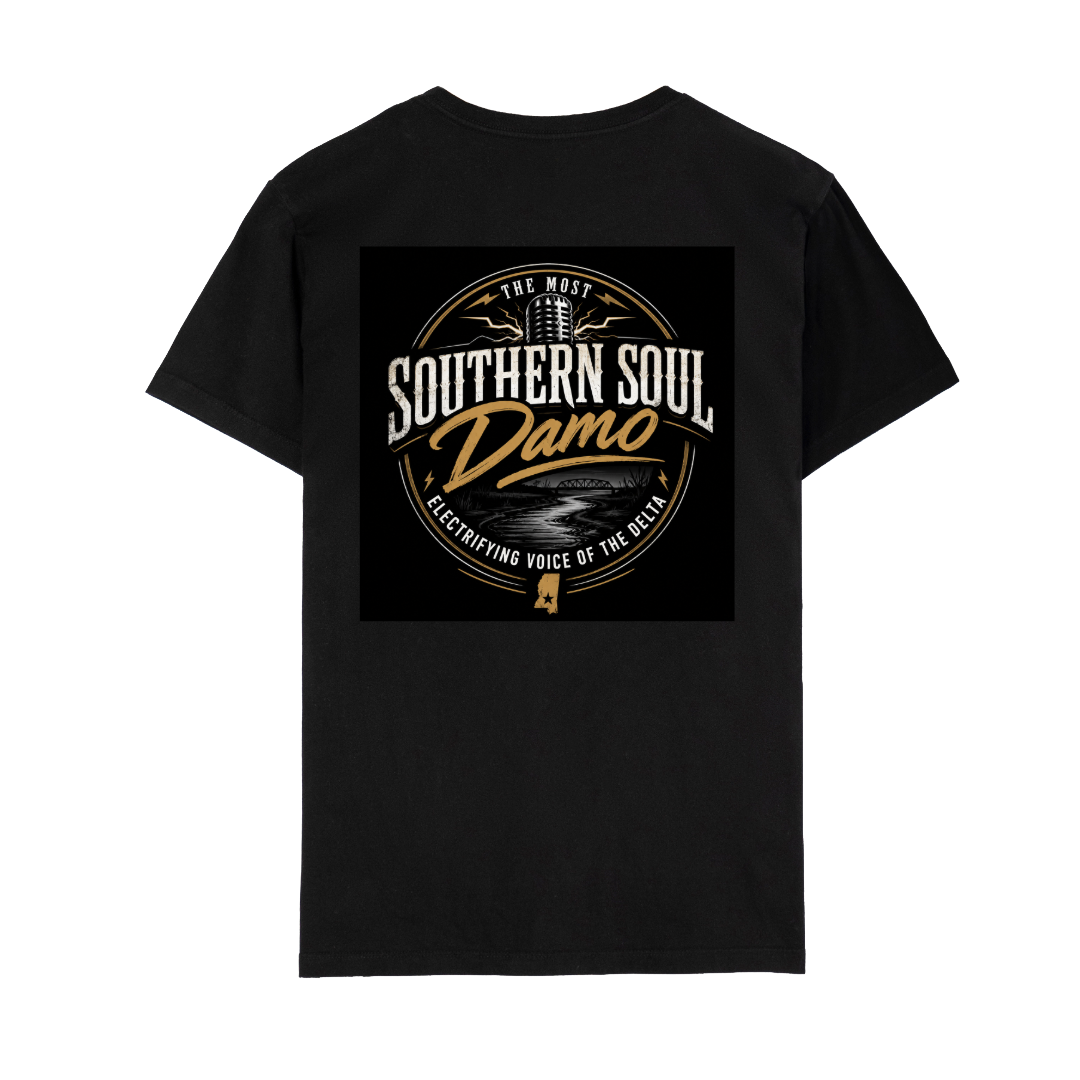 Southern Soul Damo - Black T-Shirt