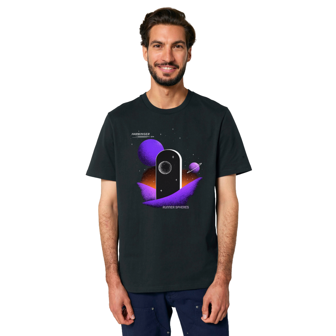 Harbinger - Black T-Shirt "Runner Sphere"