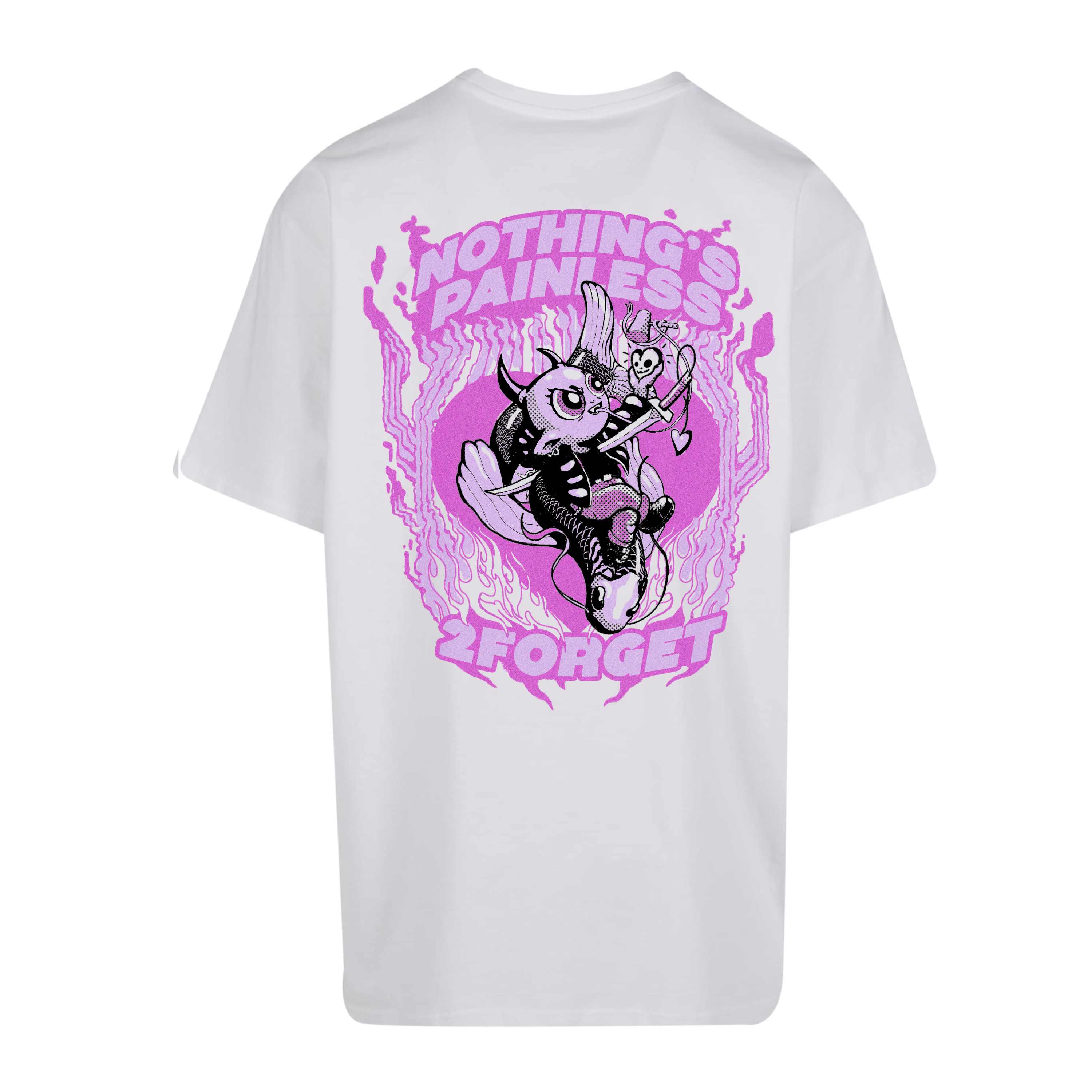 Nemode White T-Shirt - Nothing's Painless