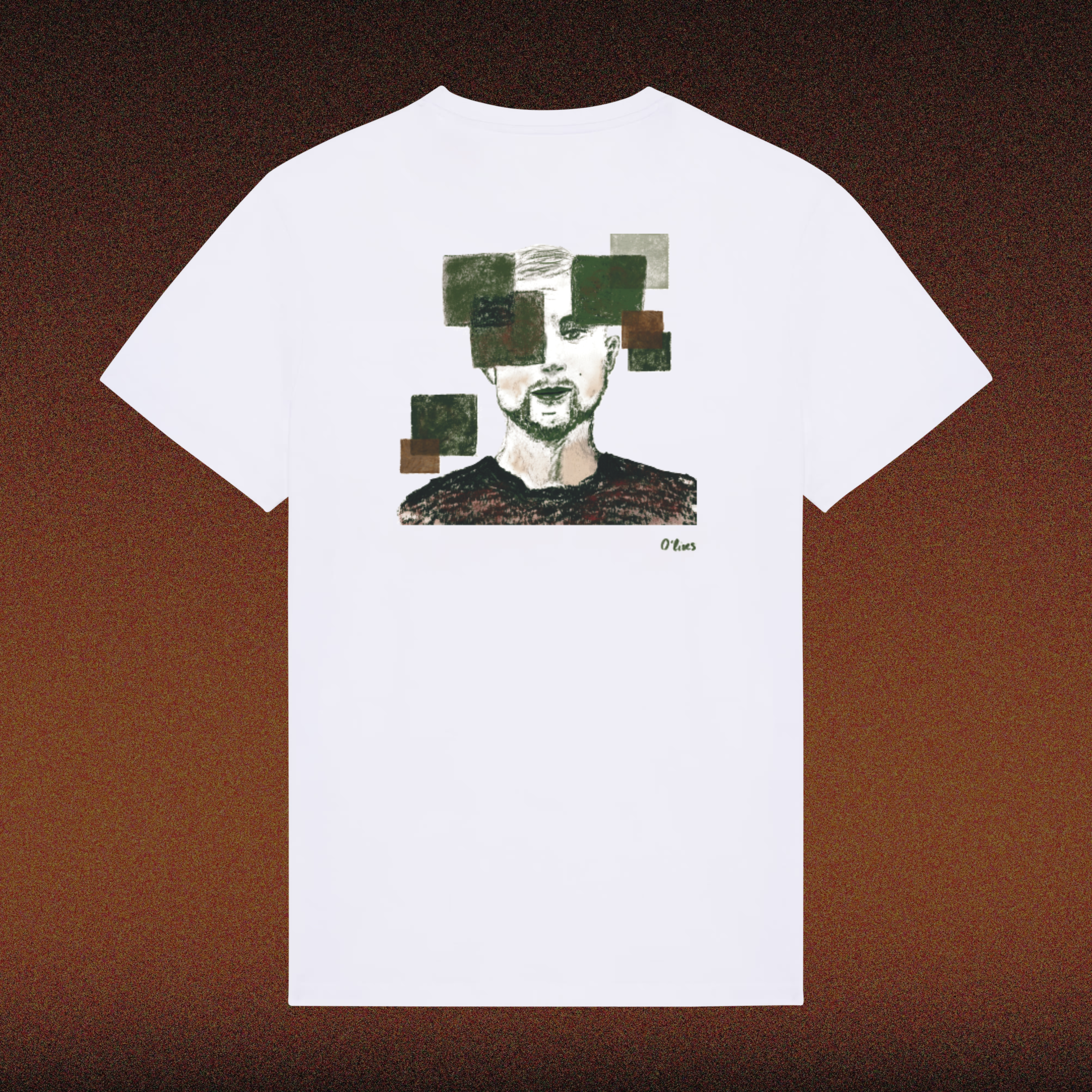 Matt Gombau - White Tshirt "Pieces"