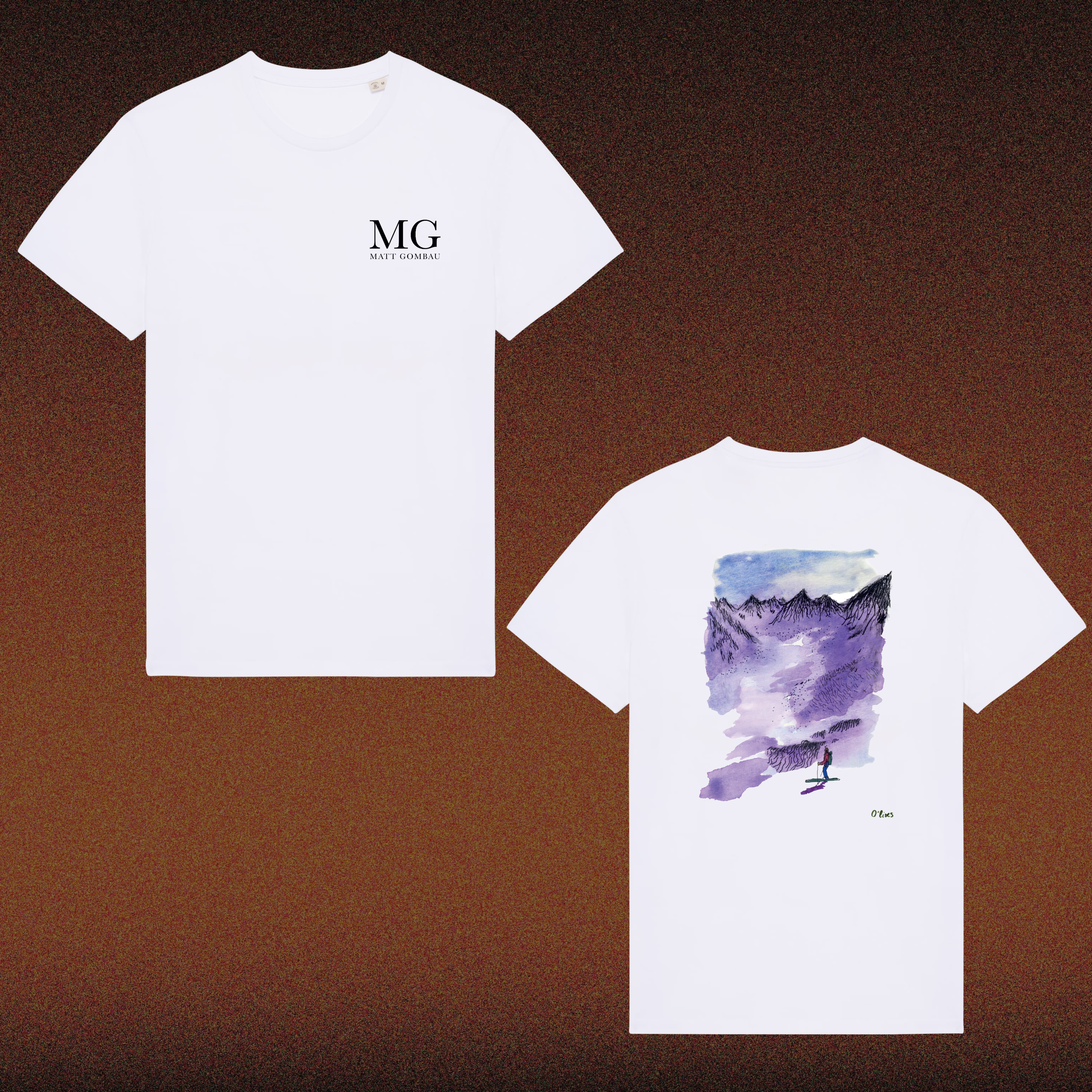 Matt Gombau - White Tshirt "Any Plans"