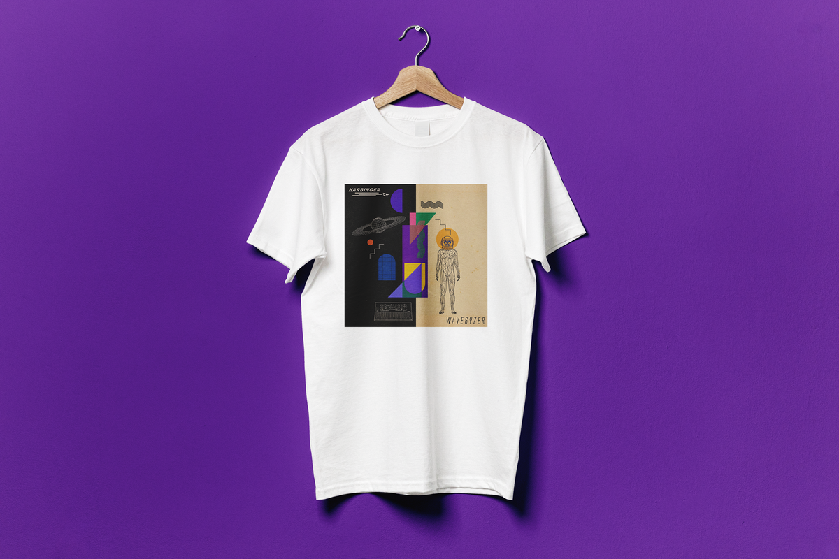 Harbinger - White T-Shirt "Wavesyzer"