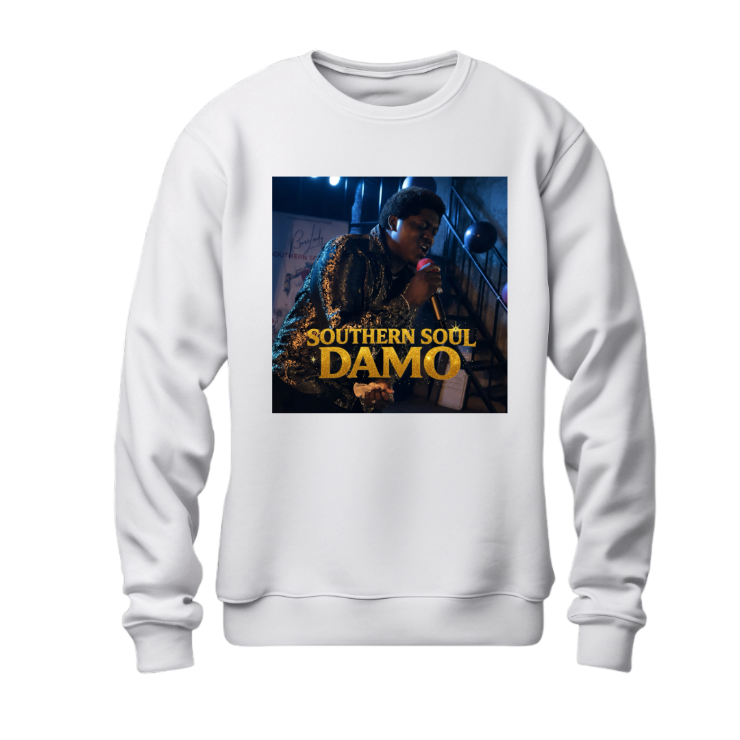 Southern Soul Damo - White Sweat shirt