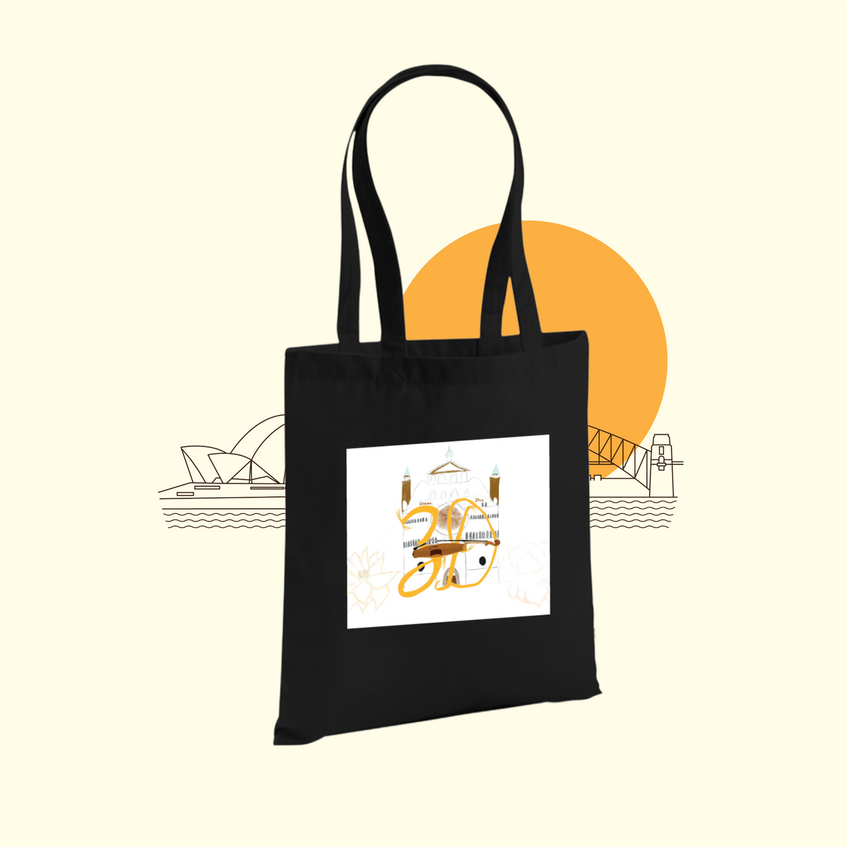 Zoey Dodson - Black Tote Bag Cathedral